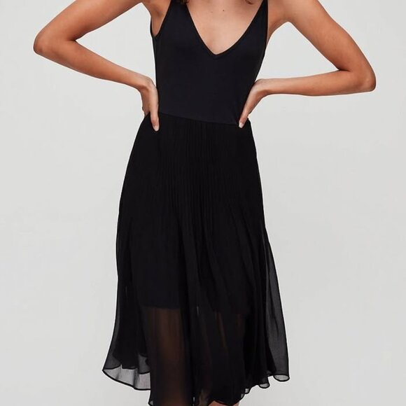 XS Wilfred Aritzia Daphnee dress (navy) - Picture 1 of 3